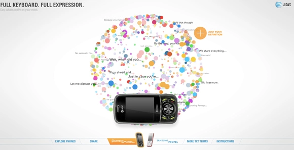 Pitch Interactive – AT&T SpeakInThumbs (2009) in CommArts with Client ...